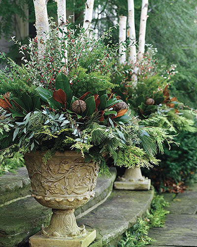 Winter Container image from Pinterest (original source unknown)