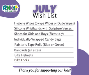 The RHK July 2026 Wish List