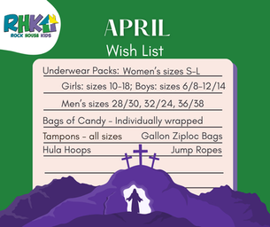 The April 2026 RHK Wish List