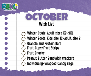 The October 2026 RHK Wish List is Here!