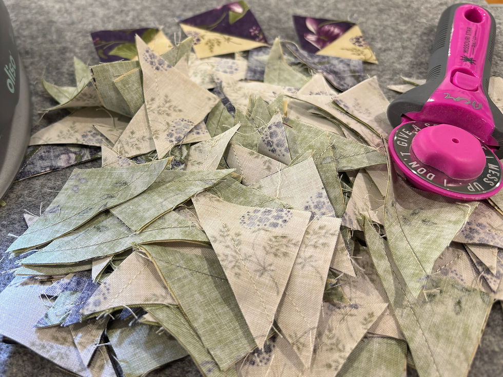 Half Square Triangle (HST) Scraps