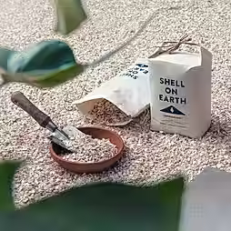 Sustainable Gravel Alternative – "Eco-friendly gravel made from a by-product of the Welsh fishing industry, offering a sustainable alternative to traditional materials."