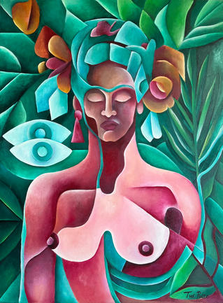 Thinking of Frida, portrait