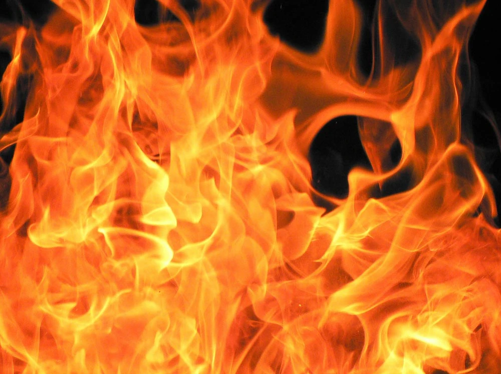 An enormous flame