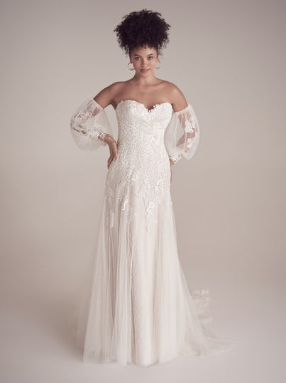 Plus size wedding dress