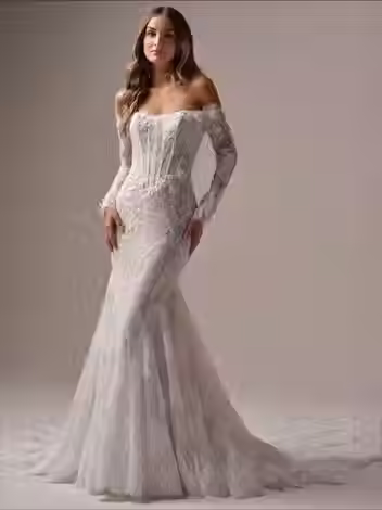 Maggie Sottero Takera fit-and-flare wedding dress — Majesty Bridal, Danbury CT