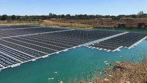 AMO - St Martin-la-Clouère : 1ère centrale PV flottante en Nouvelle-Aquitaine