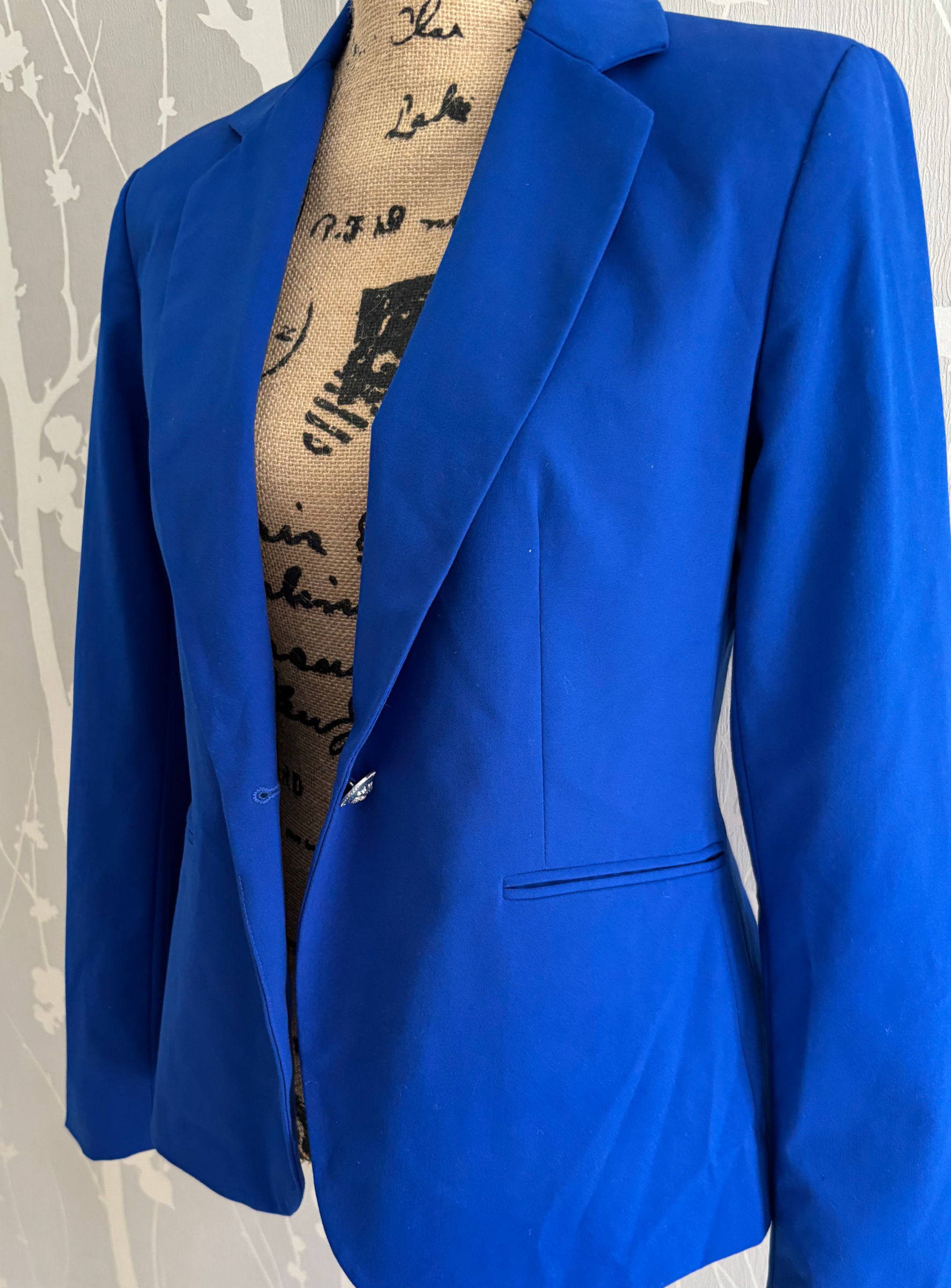 Blazer Zara bleu électrique – Taille 40