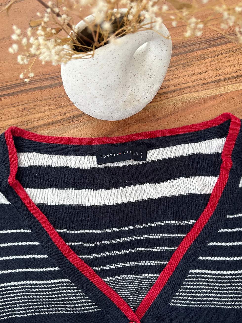 Miniature : Gilet Tommy Hilfiger à motifs – Taille L