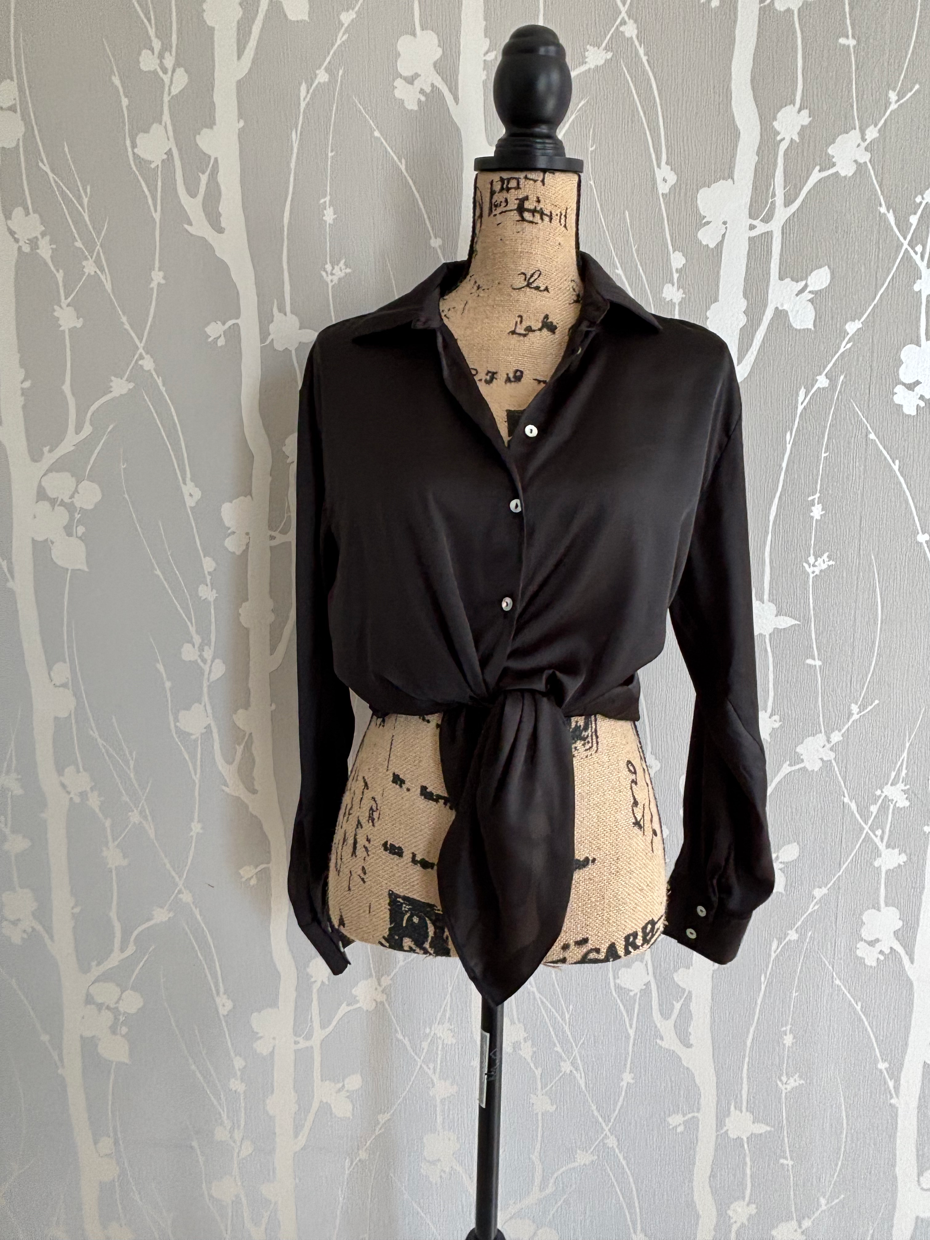 Chemise satin Zara – Taille M