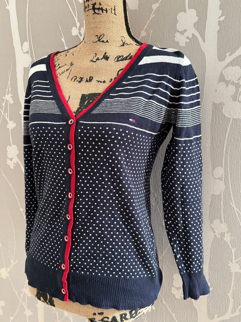 Miniature : Gilet Tommy Hilfiger à motifs – Taille L