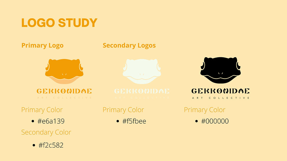 Gekkonidae Logo Study