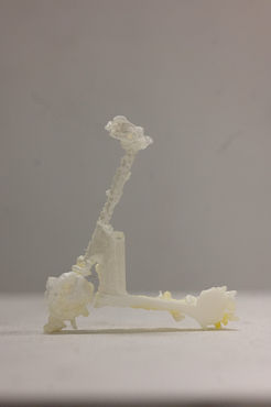 3D Print of an electric scooter that took 3hrs