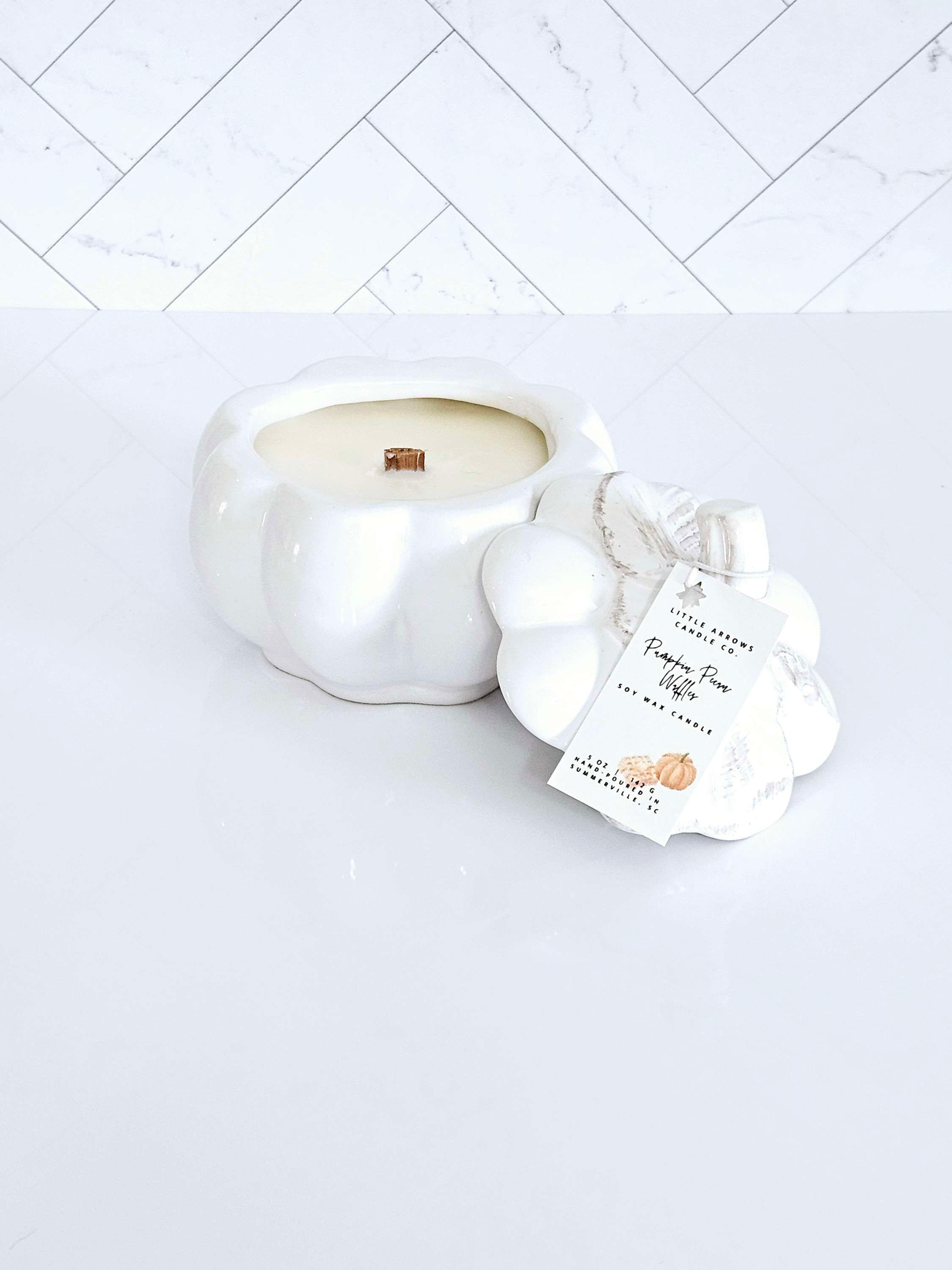 White Pumpkin with Lid