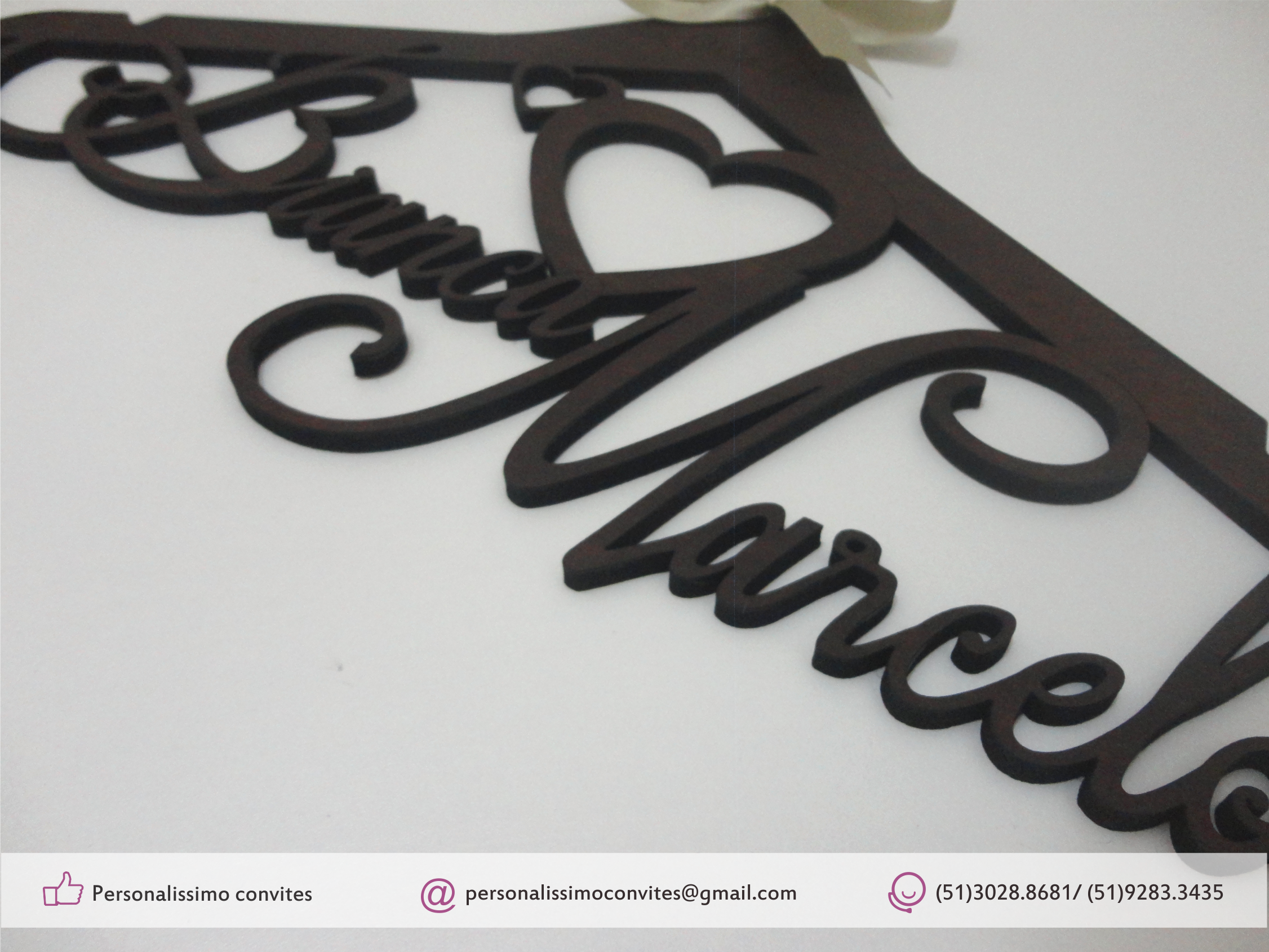 Cabide em MDF personalizado