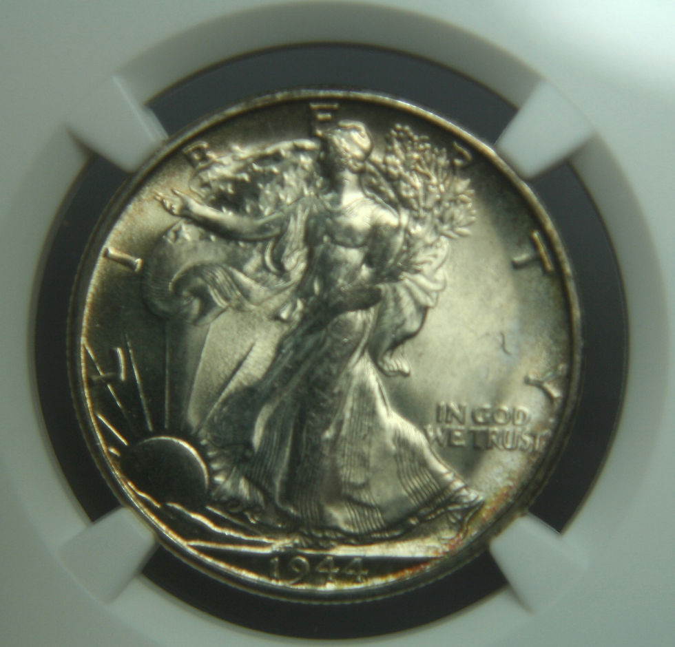 1944-S Liberty Walking Half Dollar NGC MS65