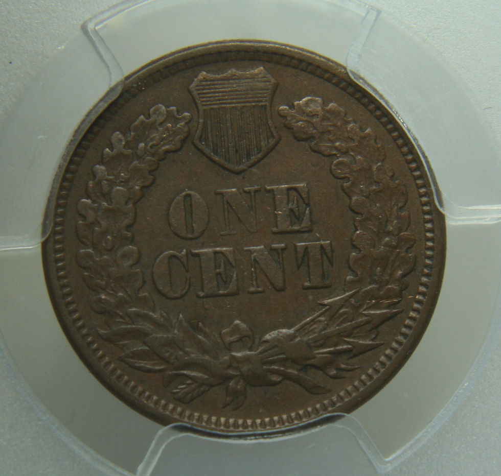 Thumbnail: 1868 Indian Head One Cent PCGS XF45