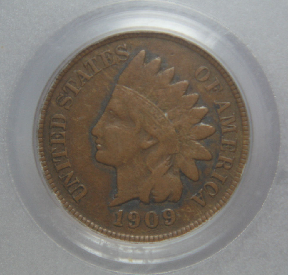 1909-S Indian Head One Cent PCGS VF25 Secure Plus