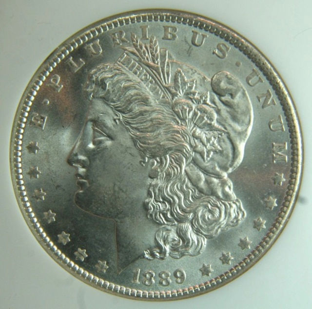 1889 Morgan Silver Dollar NGC MS64