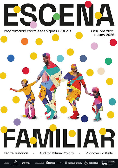 Portada folletó familiar escena