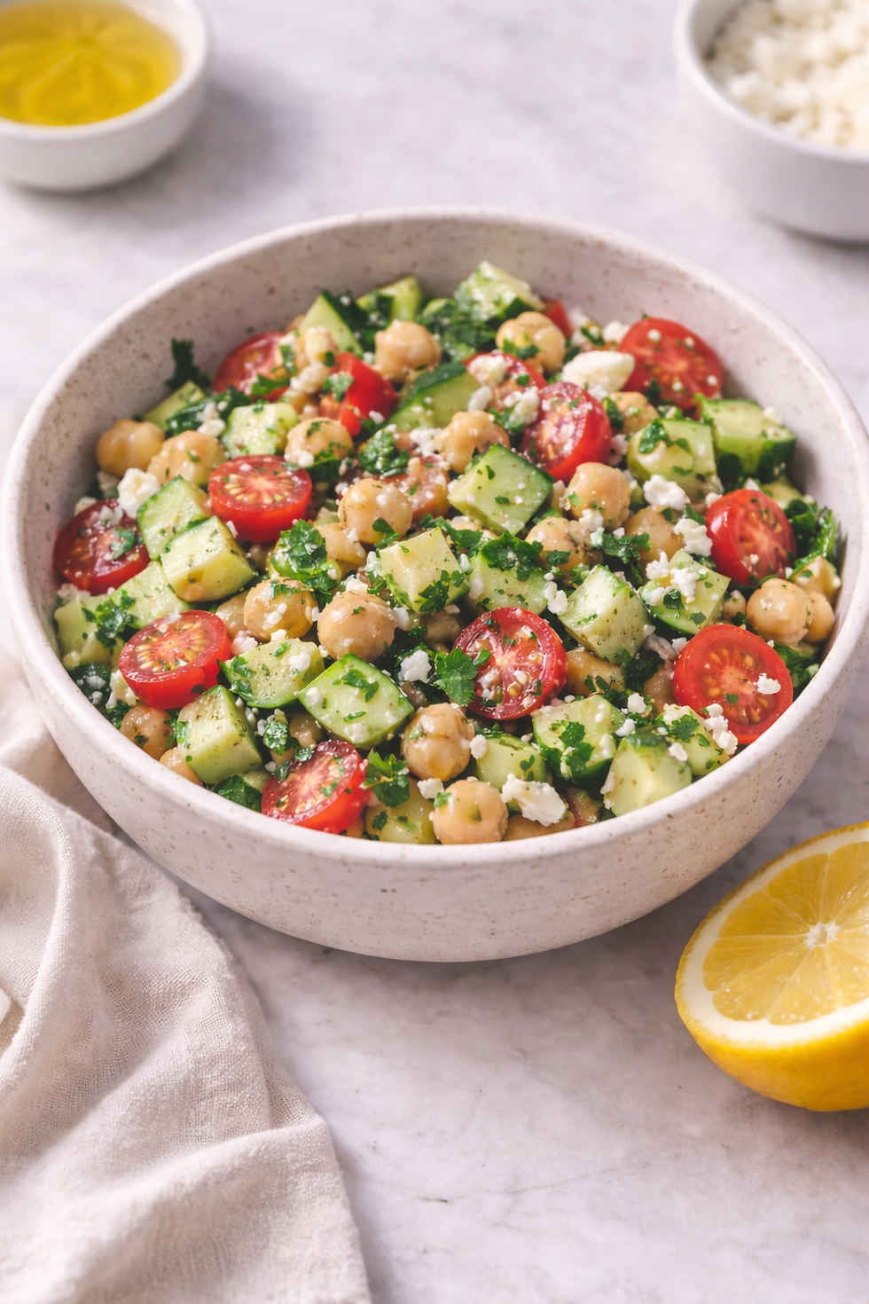 Lemon Herb White Bean Salad