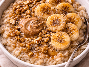 Warm Cinnamon Banana Oats