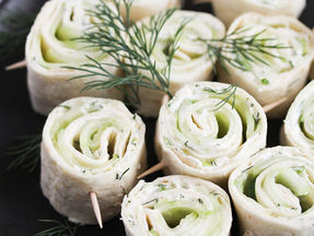 Cucumber Cream Cheese Wrap