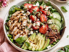 Strawberry Basil Chicken Salad