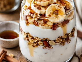Cinnamon Maple Yogurt Parfait