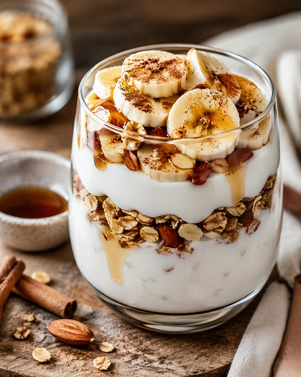 Cinnamon Maple Yogurt Parfait