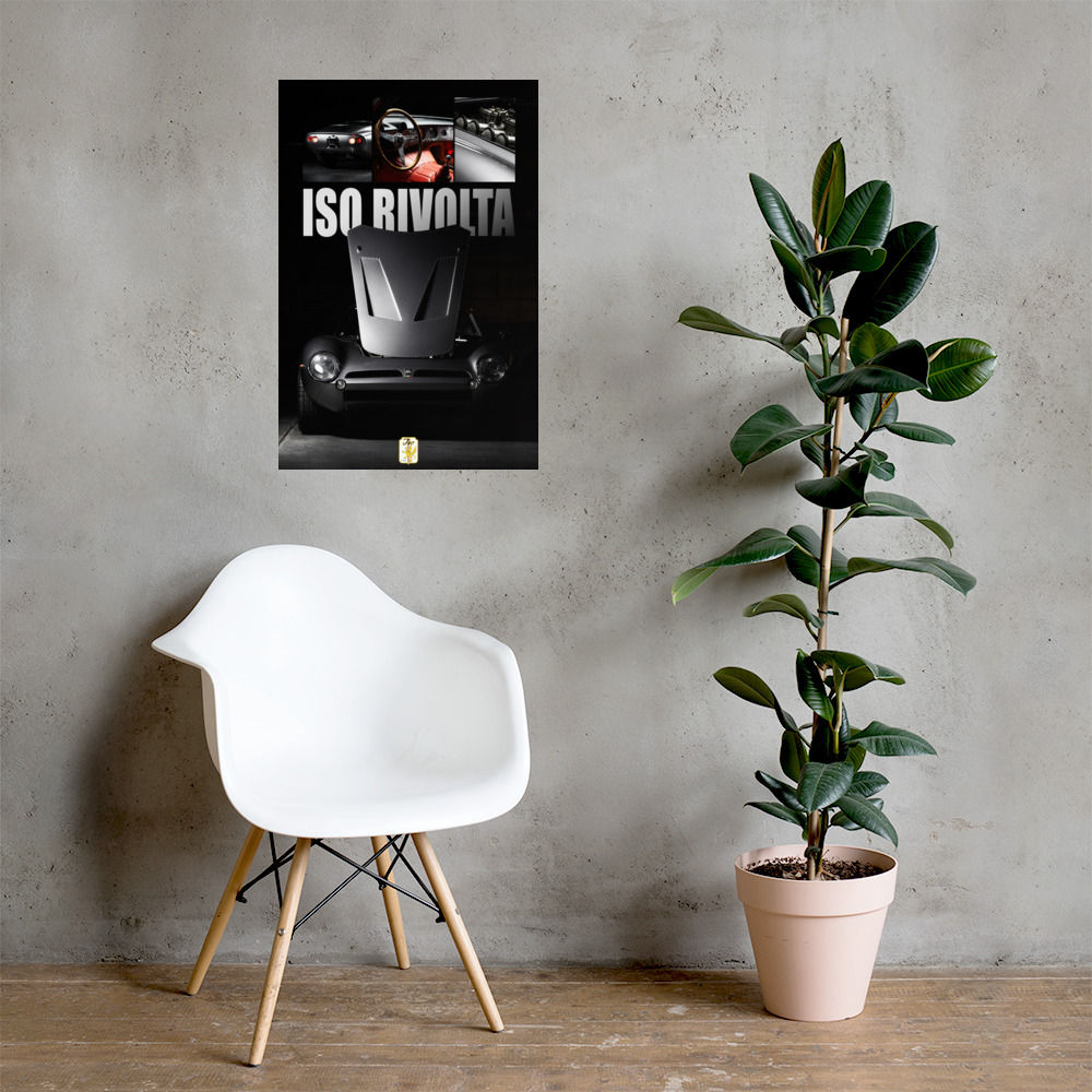 ISO Rivolta Poster Print Wall Art Garage Mancave Dorm