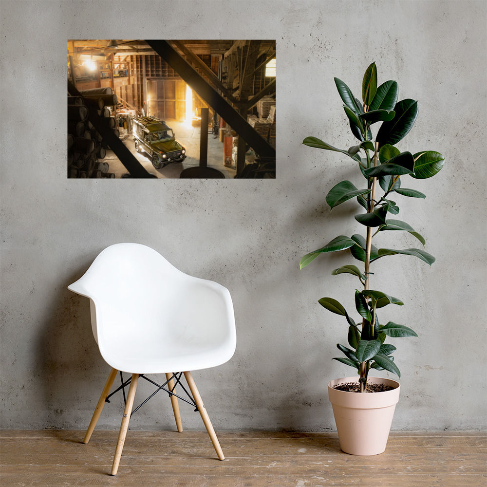 Mercedes Benz G-Wagon Poster Print Wall Art Garage Mancave Dorm