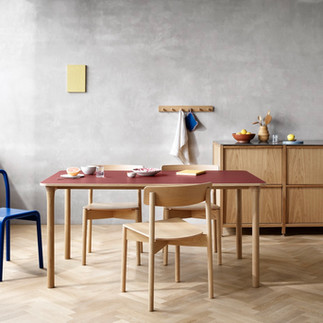 TAKT sustainable furniture – minimalist Scandinavian designs made with FSC-certified wood and modular components, reflecting the brand’s commitment to circular and eco-conscious design.