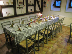 ... bei beschaulichem Ambiente ...