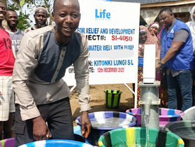 Clean Water Restored Through Life for Relief and Development (LIFE)’s Water Well Projects in Sierra Leone 
