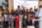 Photo of one of the newly built Life for Relief and Development (LIFE) water wells in West Africa.