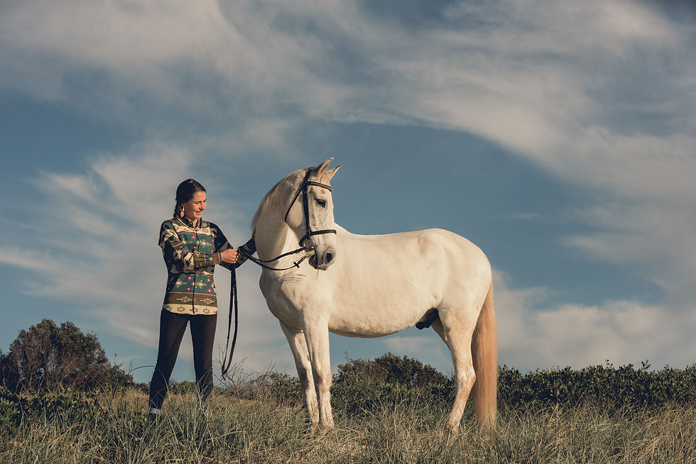 Ms Willems was first introduced to horses