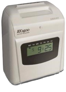 Amano BX1600 Timeclock