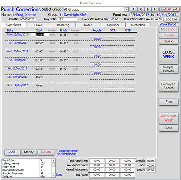 Lauranka Attendance Software