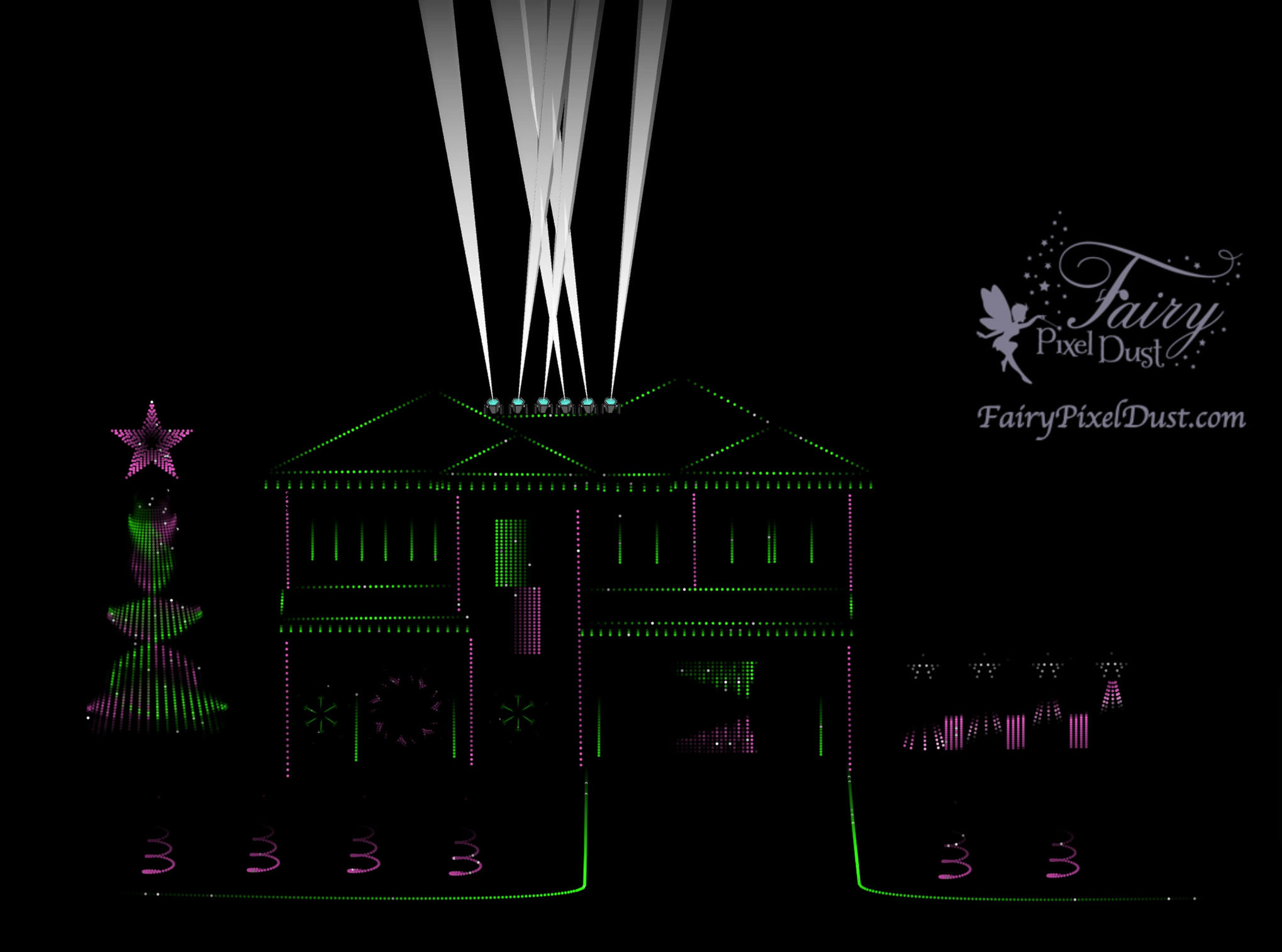 All I Want For Christmas - moving heads add-on