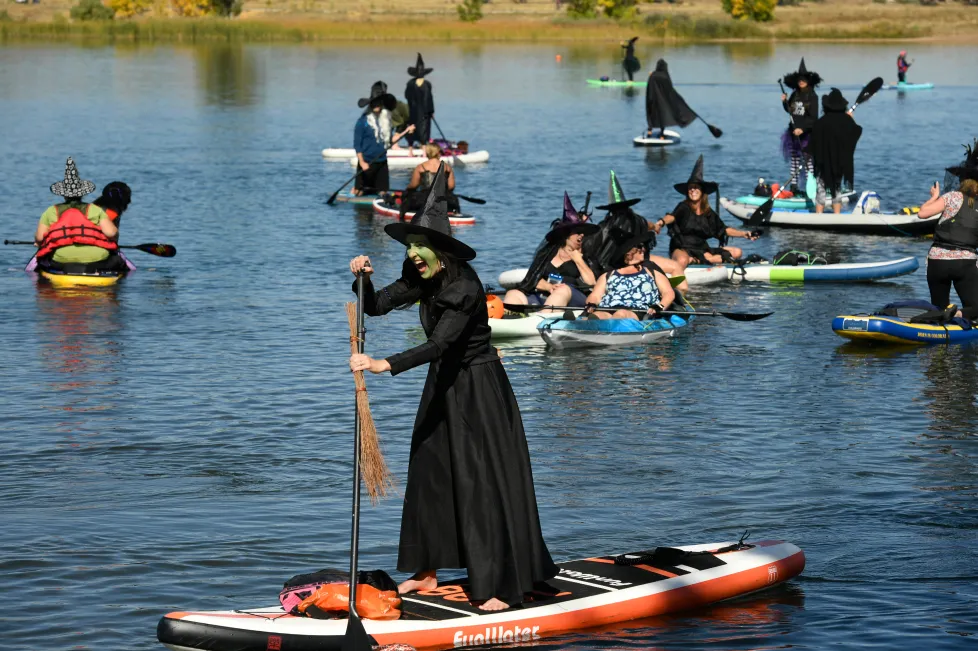 Witches Paddle for a Cause Event