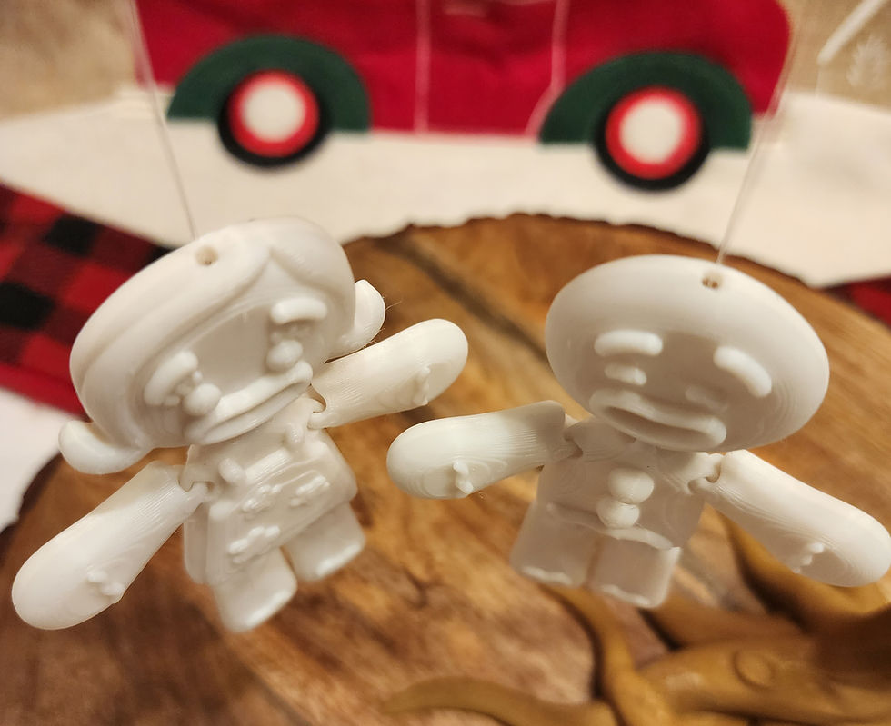Thumbnail: Gingerbread Couple (ornaments)