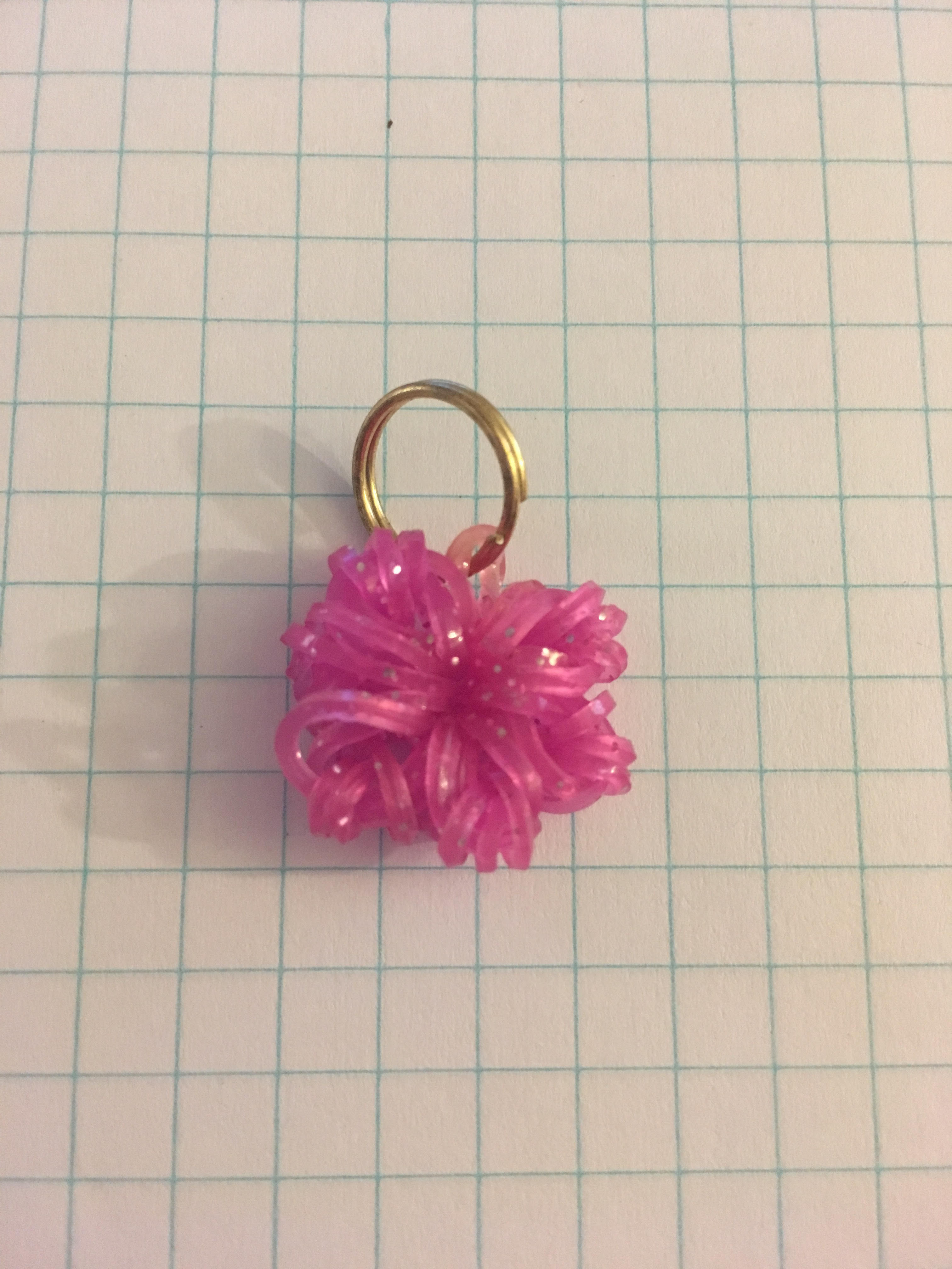 Honors Caregivers Cancer Ribbon Charm