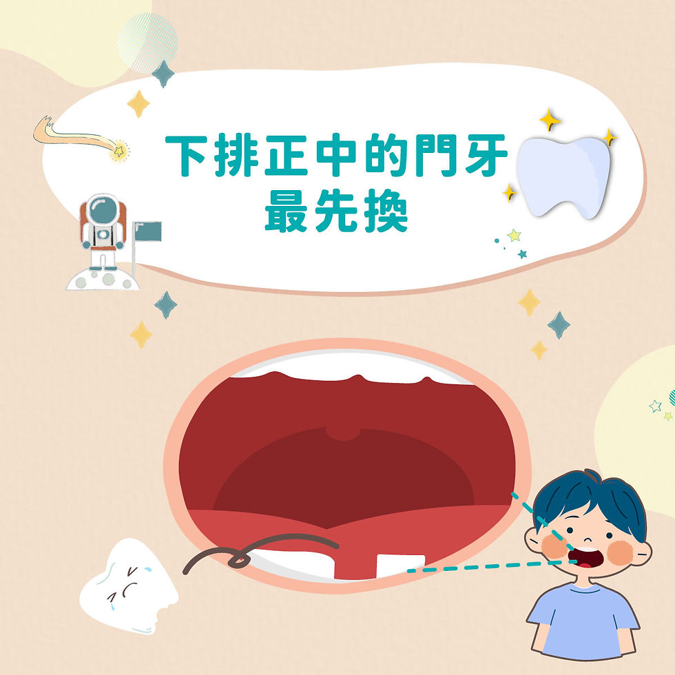 寶貝牙牙醫診所-小朋友換牙注意事項