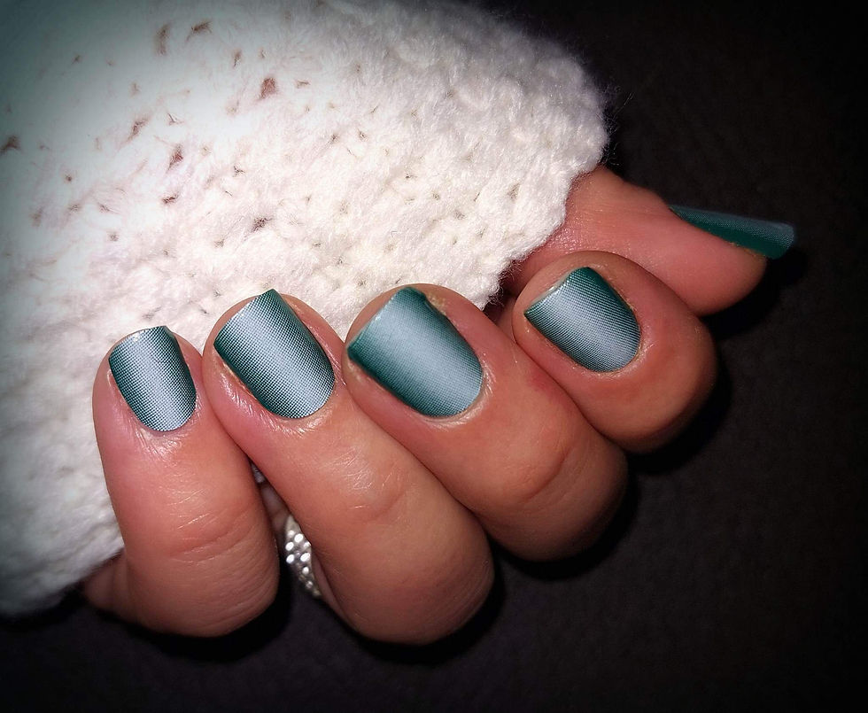 Miniaturbild: Shades of Petrol Green (no top coat)