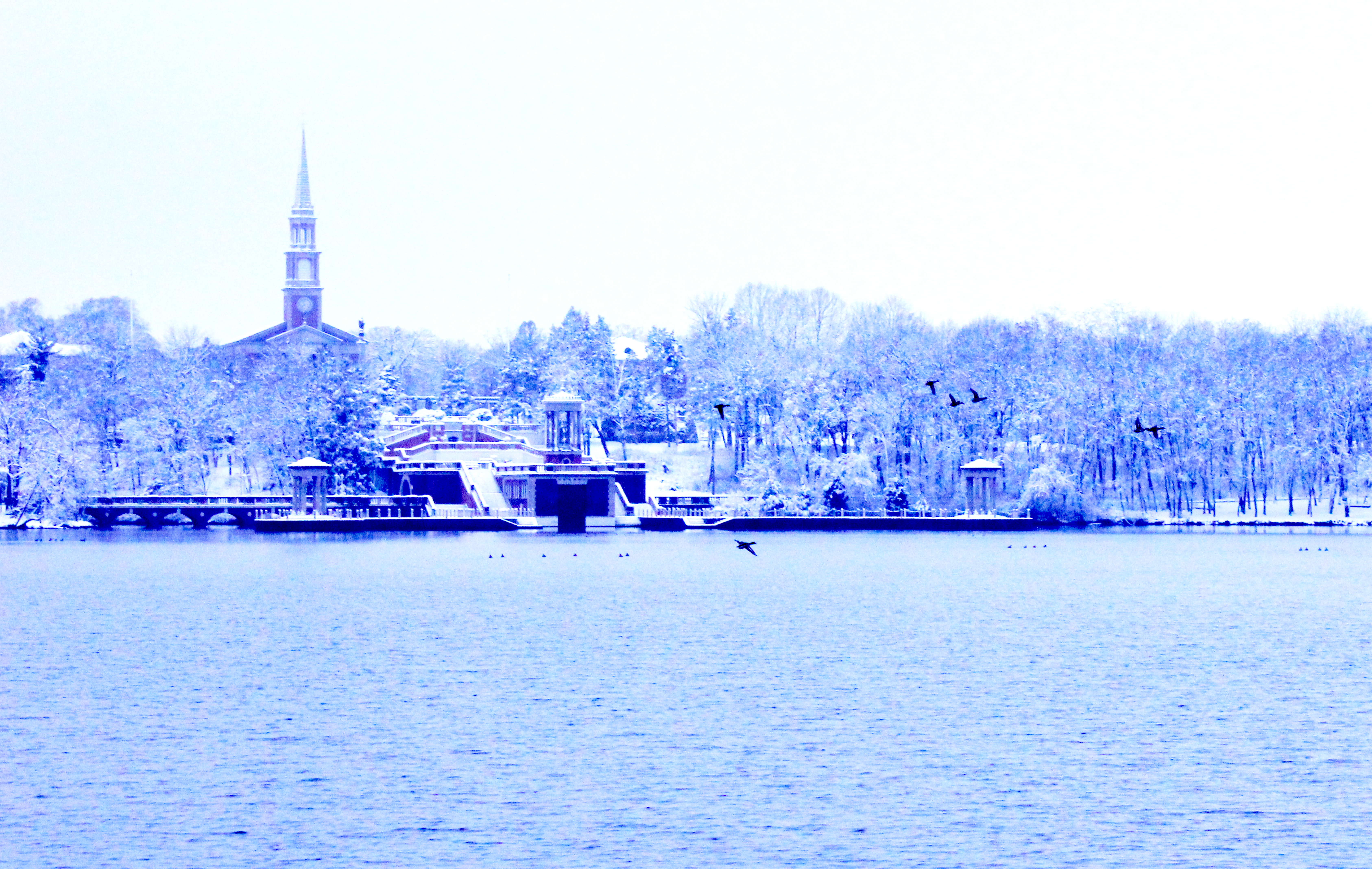 View of the Seminary in the Winter