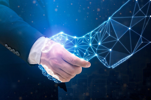 human and AI working together
