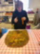 Wet felted hat workshop