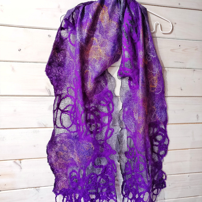 Margilan Nuno Felted Lace Scarf Workshop