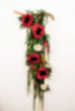 Poppies Wet Felted Wall Hanging